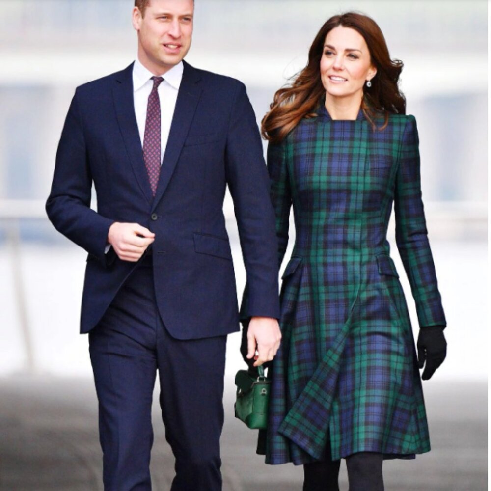 Burberry Blackwatch Tartan Princess Coat